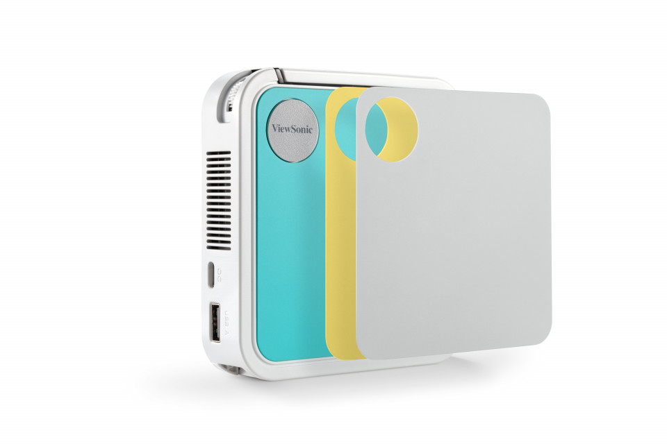 ViewSonic M1 mini Plus Smart LED Pocket Cinema Projector with JBL 